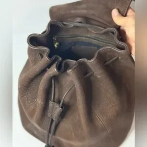 バッグ Vintage COACH Drawstring Nubuck Backpack Vintage Coach Sonoma Collection Pebbled Leather Nubuck